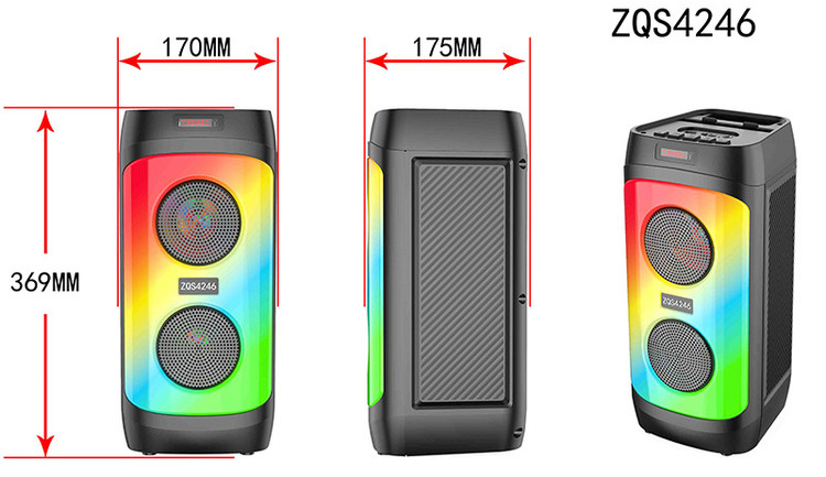 اسپیکر شارژی مدل zqs 4246
