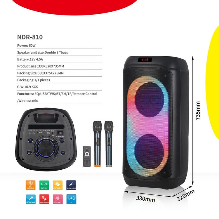 اسپیکر پارتی باکس ndr 810