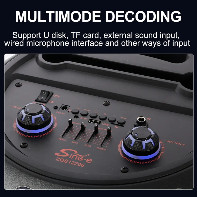 اسپیکر قابل حمل zqs 12206