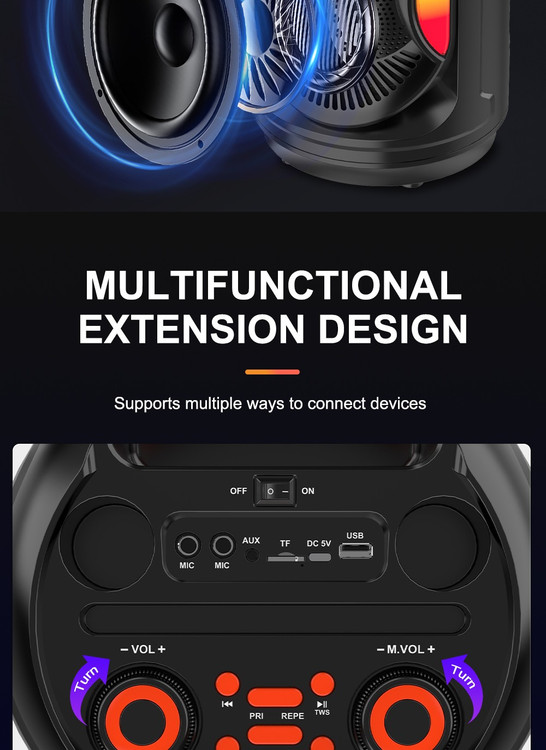 اسپیکر بلوتوثی zqs 8259