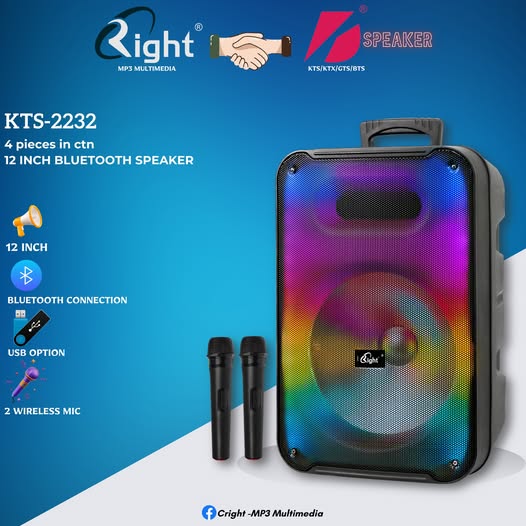 اسپیکر چمدانی مدل kts 2232