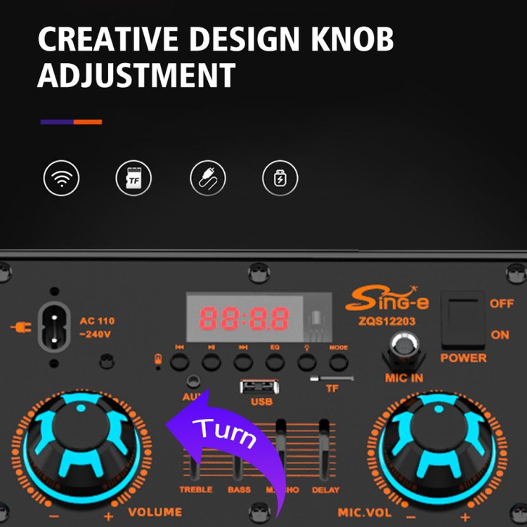 اسپیکر شارژی ZQS 12205