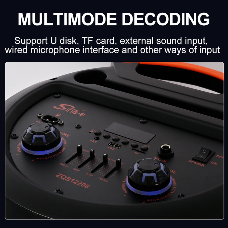 اسپیکر شارژی zqs 12208