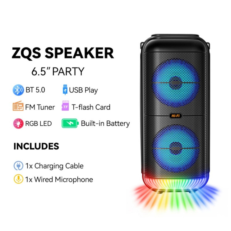 اسپیکر شارژی ZQS 6227